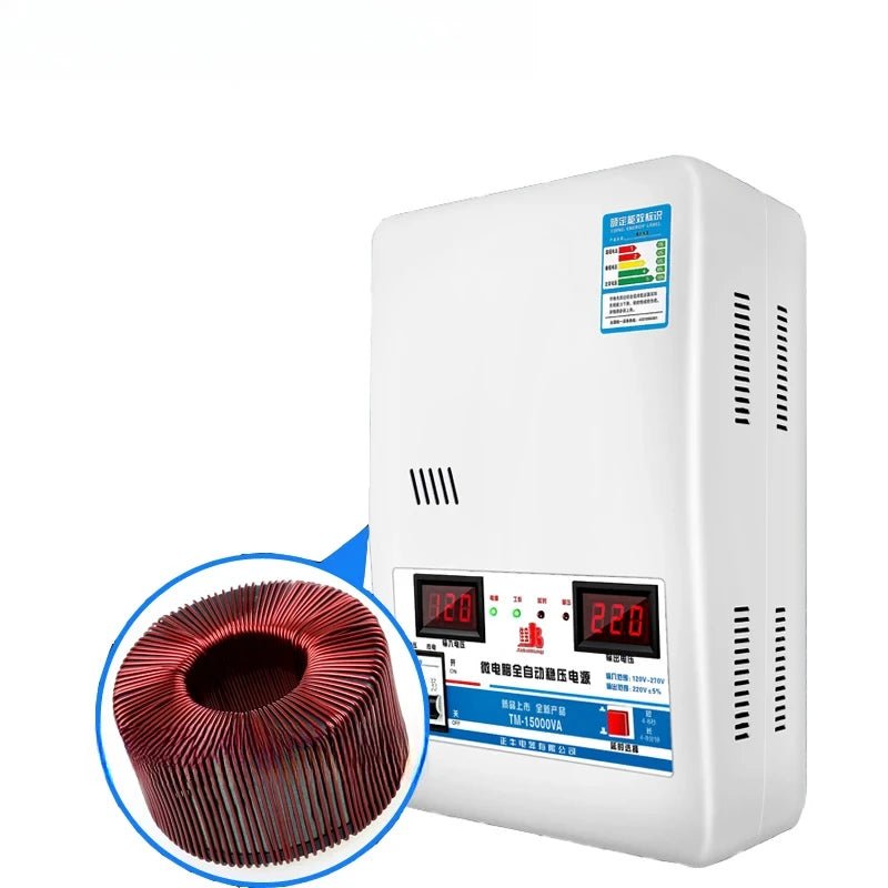 StabiTech 15KVA Spannungsstabilisator - Automatische Regulierung Für Haushalt 120V-270V Eingang 220V Ausgang - flohmarkt-deutschland.shop