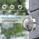 Stainless Steel Ducting Ventilation Exhaust Grille Cover for Wall Ceiling Anti-bird And Rat Prevent Air Vent Heating Cooling Cap - flohmarkt-deutschland.shop