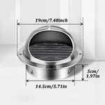 Stainless Steel Ducting Ventilation Exhaust Grille Cover for Wall Ceiling Anti-bird And Rat Prevent Air Vent Heating Cooling Cap - flohmarkt-deutschland.shop
