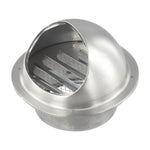 Stainless Steel Vent Cap Rainproof Exterior Wall Air Outlet Grille Round Heating Cooling Vent Cover 75/80/100/20/150/160MM - flohmarkt-deutschland.shop
