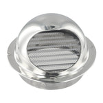 Stainless Steel Vent Cap Rainproof Exterior Wall Air Outlet Grille Round Heating Cooling Vent Cover 75/80/100/20/150/160MM - flohmarkt-deutschland.shop