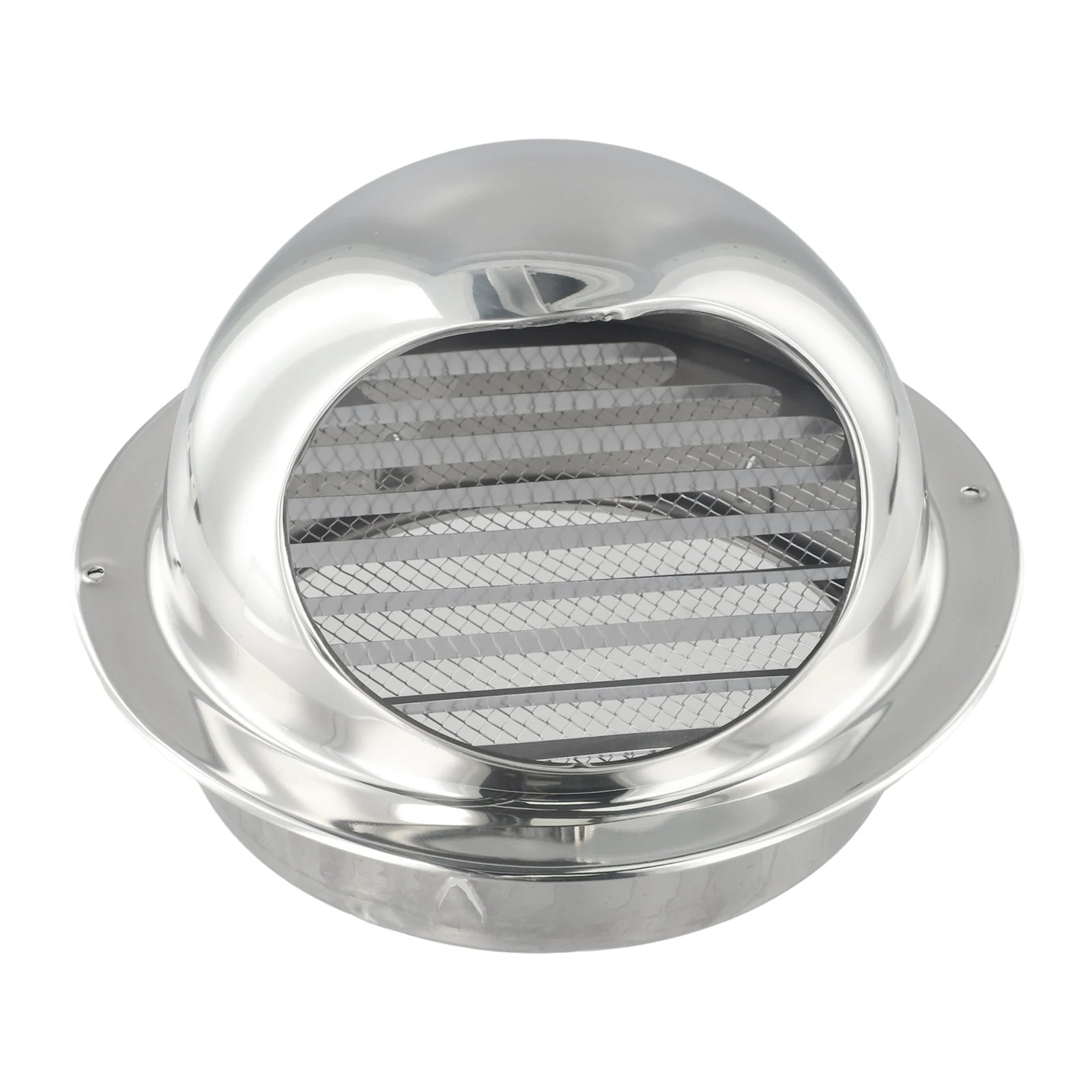 Stainless Steel Vent Cap Rainproof Exterior Wall Air Outlet Grille Round Heating Cooling Vent Cover 75/80/100/20/150/160MM - flohmarkt-deutschland.shop