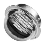 Stainless Steel Vent Cap Rainproof Exterior Wall Air Outlet Grille Round Heating Cooling Vent Cover 75/80/100/20/150/160MM - flohmarkt-deutschland.shop
