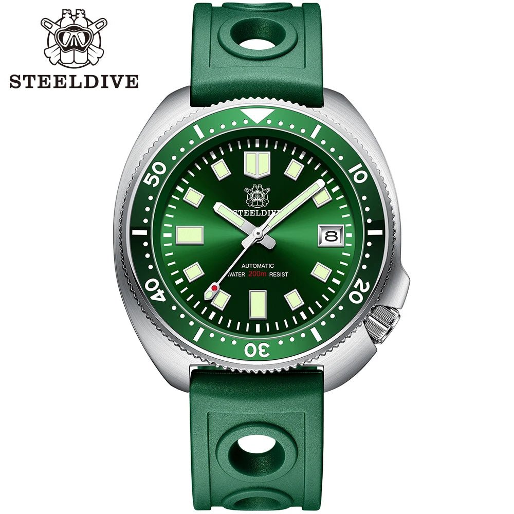Steeldive SD1970 Taucheruhr – 200m, Saphirglas, NH35 Automatik, Keramiklünette, 44mm - flohmarkt-deutschland.shop