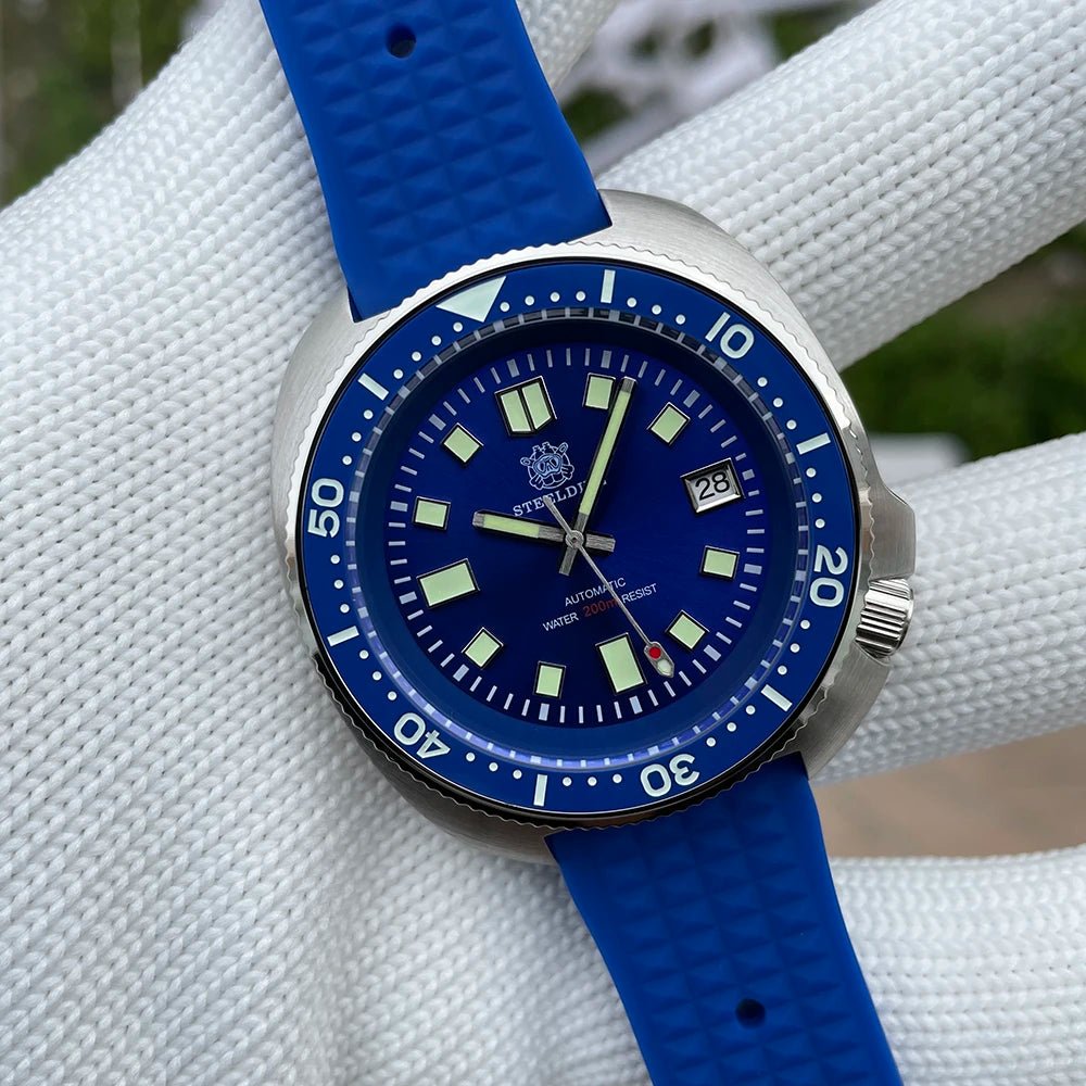 Steeldive SD1970 Taucheruhr – 200m, Saphirglas, NH35 Automatik, Keramiklünette, 44mm - flohmarkt-deutschland.shop