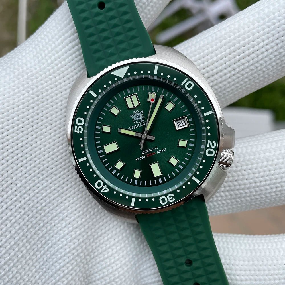 Steeldive SD1970 Taucheruhr – 200m, Saphirglas, NH35 Automatik, Keramiklünette, 44mm - flohmarkt-deutschland.shop
