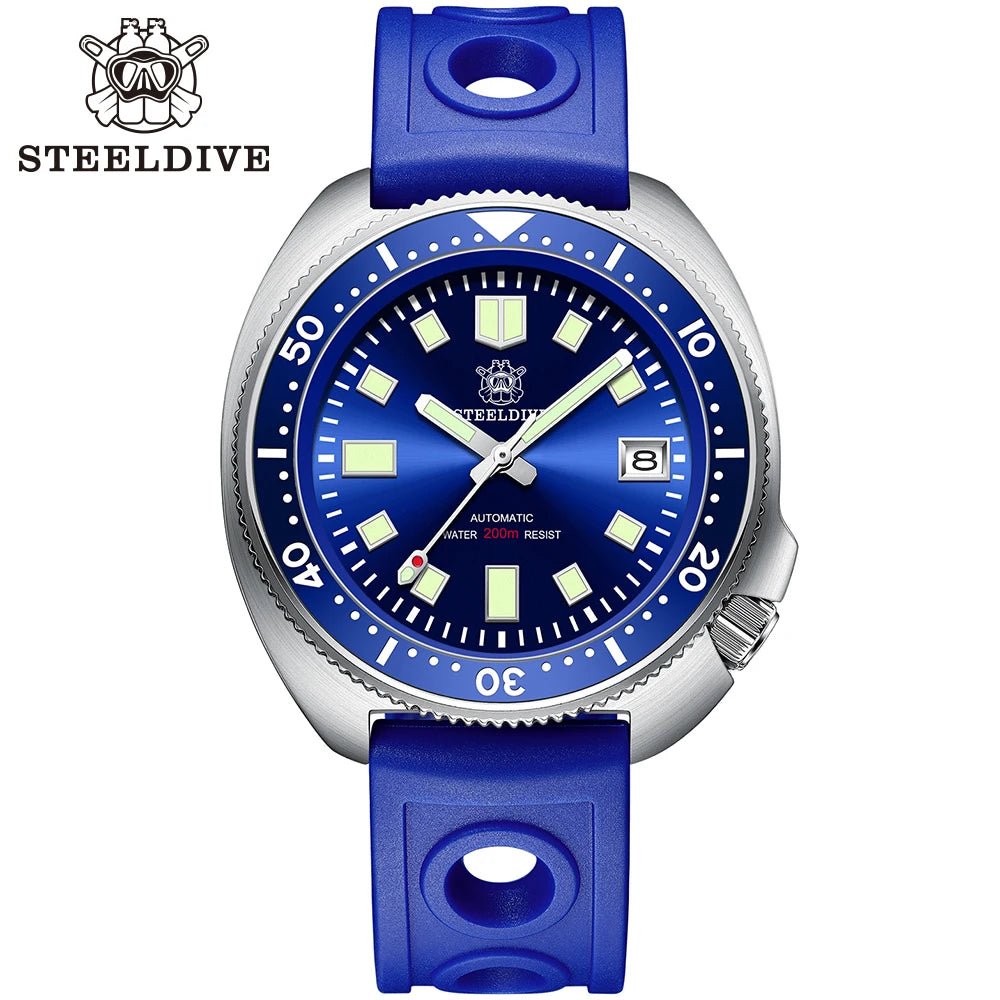 Steeldive SD1970 Taucheruhr – 200m, Saphirglas, NH35 Automatik, Keramiklünette, 44mm - flohmarkt-deutschland.shop