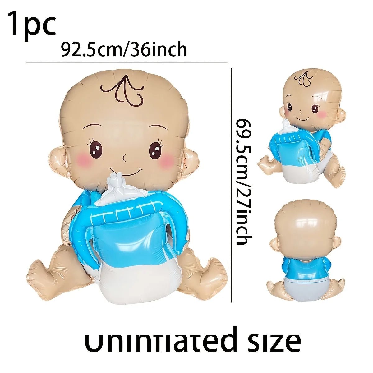 Stehender Ballon für Babys, Jungen, Babys, Mädchen, mit Sockel für Babyparty-Dekoration, Babyflaschenballon, Baby-Gender-Reveal-Dekoration - flohmarkt-deutschland.shop