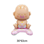 Stehender Ballon für Babys, Jungen, Babys, Mädchen, mit Sockel für Babyparty-Dekoration, Babyflaschenballon, Baby-Gender-Reveal-Dekoration - flohmarkt-deutschland.shop