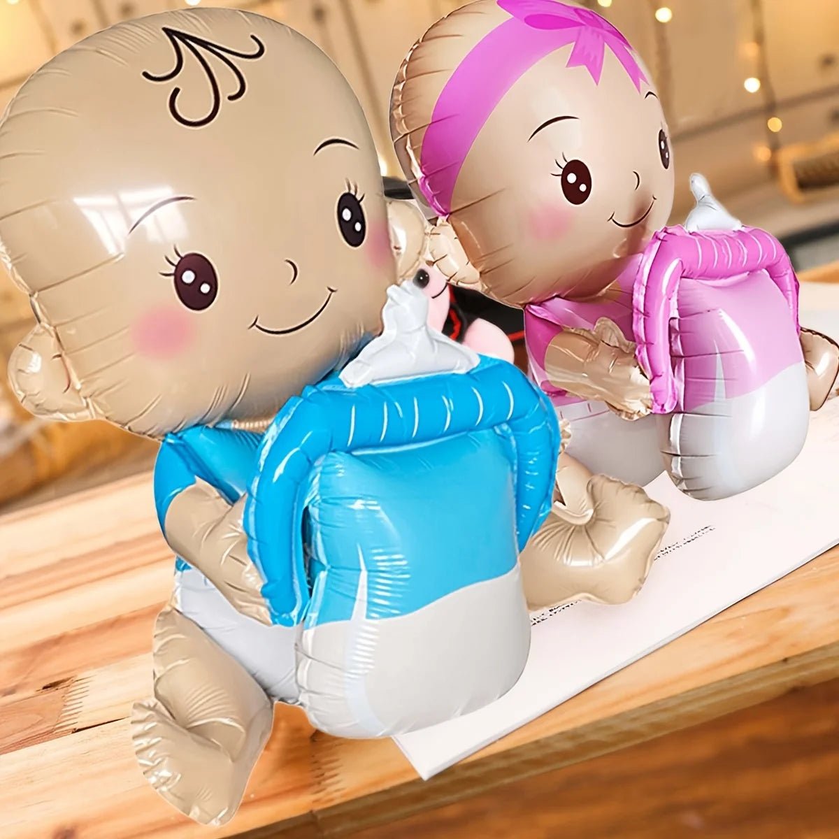 Stehender Ballon für Babys, Jungen, Babys, Mädchen, mit Sockel für Babyparty-Dekoration, Babyflaschenballon, Baby-Gender-Reveal-Dekoration - flohmarkt-deutschland.shop