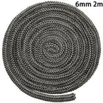 Stove Fire Rope Black Wood Burning Stove 6mm 8mmm 2m Length Log Burner Door Seal High Temperature Stove Heating Fireplaces Part - flohmarkt-deutschland.shop