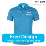 Summer Fashion Men And Women Short Sleeve Polo Custom Printing Logo Casual Lapel Shirt Embroidery Pattern Quick Dry Top Design - flohmarkt-deutschland.shop
