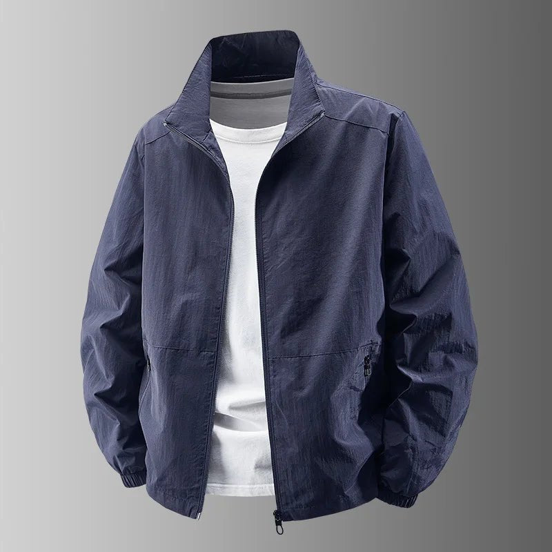 Summer Men Outdoor Thin Jackets Breathable and Windproof Quick Drying Jackets Casual Coats Male Lightweight Loose Jackets 5X - flohmarkt-deutschland.shop