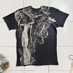 Summer Men's Breathable Round Neck T-shirt Y2K Retro Clothing Punk Hip Hop Pattern Printed Outdoor Fashion Top - flohmarkt-deutschland.shop
