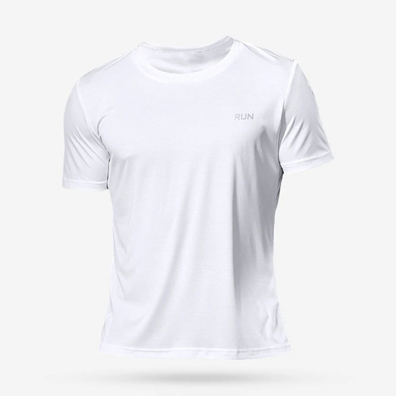 Summer Mens Quick Dry Running Bodybuilding Shirts Sport Gym t Shirt Men Short Sleeve Fitness Tops Oversized t-Shirt Jersey - flohmarkt-deutschland.shop