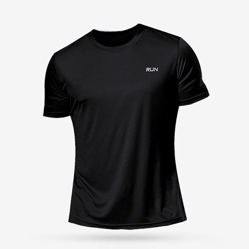 Summer Mens Quick Dry Running Bodybuilding Shirts Sport Gym t Shirt Men Short Sleeve Fitness Tops Oversized t-Shirt Jersey - flohmarkt-deutschland.shop