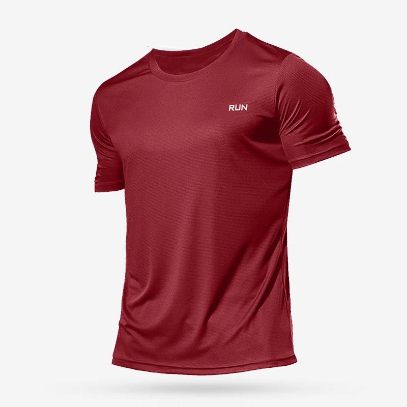Summer Mens Quick Dry Running Bodybuilding Shirts Sport Gym t Shirt Men Short Sleeve Fitness Tops Oversized t-Shirt Jersey - flohmarkt-deutschland.shop