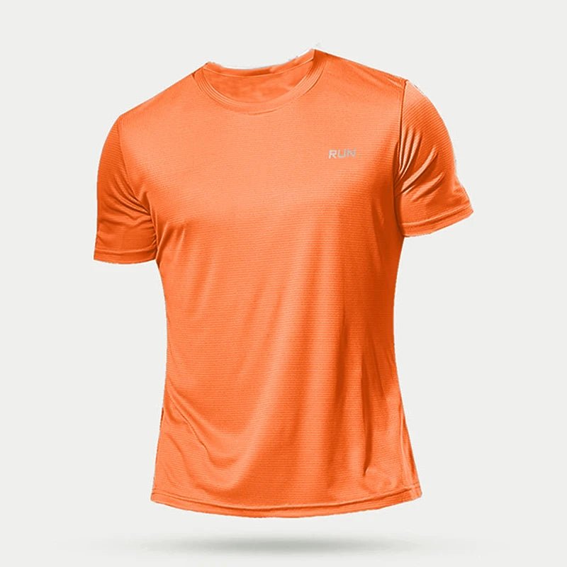 Summer Mens Quick Dry Running Bodybuilding Shirts Sport Gym t Shirt Men Short Sleeve Fitness Tops Oversized t-Shirt Jersey - flohmarkt-deutschland.shop