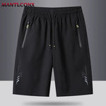 Summer Men's Shorts Cool Sportswear Running Sport Shorts Casual Bottoms Gym Fitness Training Jogging Short Pants Men Black Gray - flohmarkt-deutschland.shop