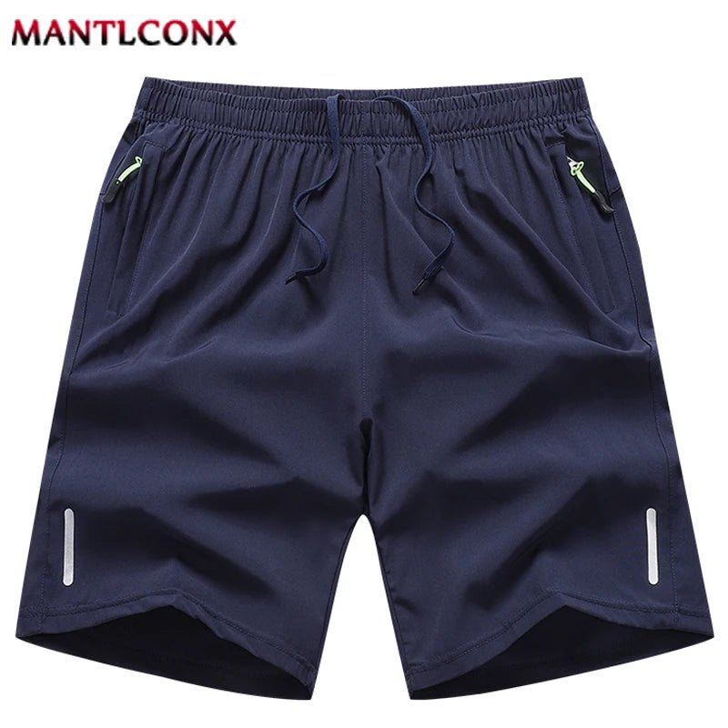 Summer Men's Shorts Cool Sportswear Running Sport Shorts Casual Bottoms Gym Fitness Training Jogging Short Pants Men Black Gray - flohmarkt-deutschland.shop