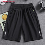 Summer Men's Shorts Cool Sportswear Running Sport Shorts Casual Bottoms Gym Fitness Training Jogging Short Pants Men Black Gray - flohmarkt-deutschland.shop