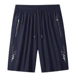 Summer Men's Shorts Cool Sportswear Running Sport Shorts Casual Bottoms Gym Fitness Training Jogging Short Pants Men Black Gray - flohmarkt-deutschland.shop