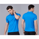 Summer Quick Drying Short Sleeved Polo Shirt Golf Jersey Company Group Breathable Fitness Lapel Sports Sleeved 8-Color Large Top - flohmarkt-deutschland.shop