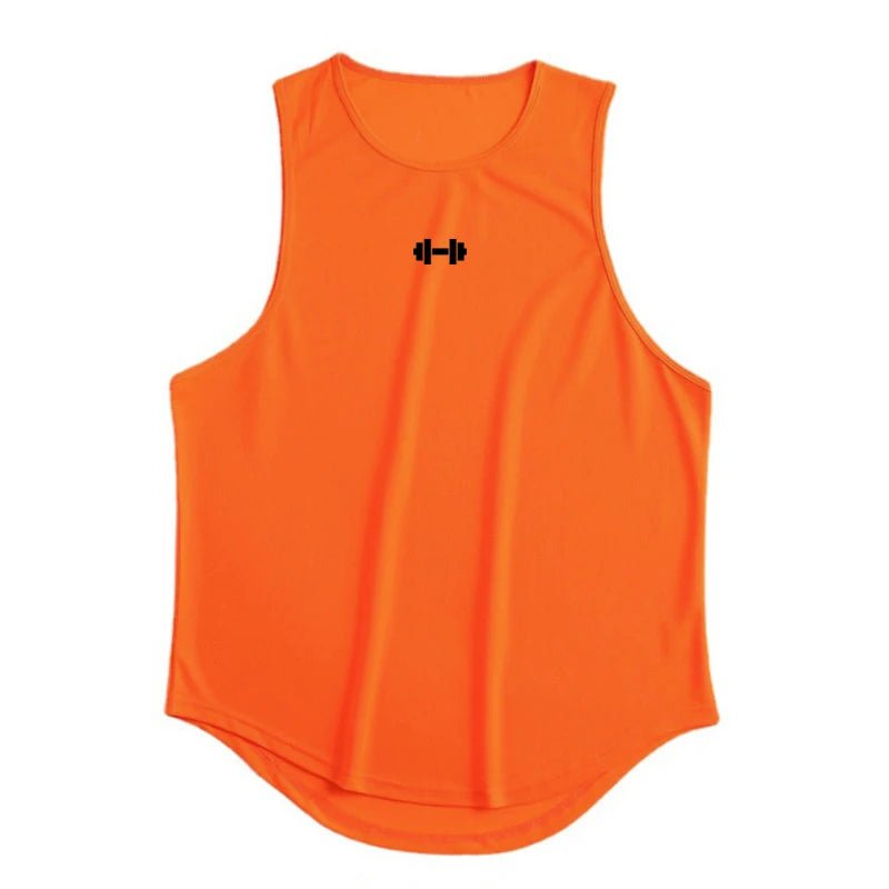 Summer Tank Top Mens Gym Fitness Training Clothing Quick Dry Silm Fit Bodybuilding Sleeveless Shirts Men Fashion Basketball Vest - flohmarkt-deutschland.shop