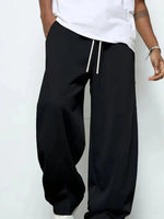Superhübsche Herrenhose mit geradem Bein aus reiner Baumwolle für Freizeitkleidung, geeignet für Männer und Frauen im Herbst und Winter - flohmarkt-deutschland.shop