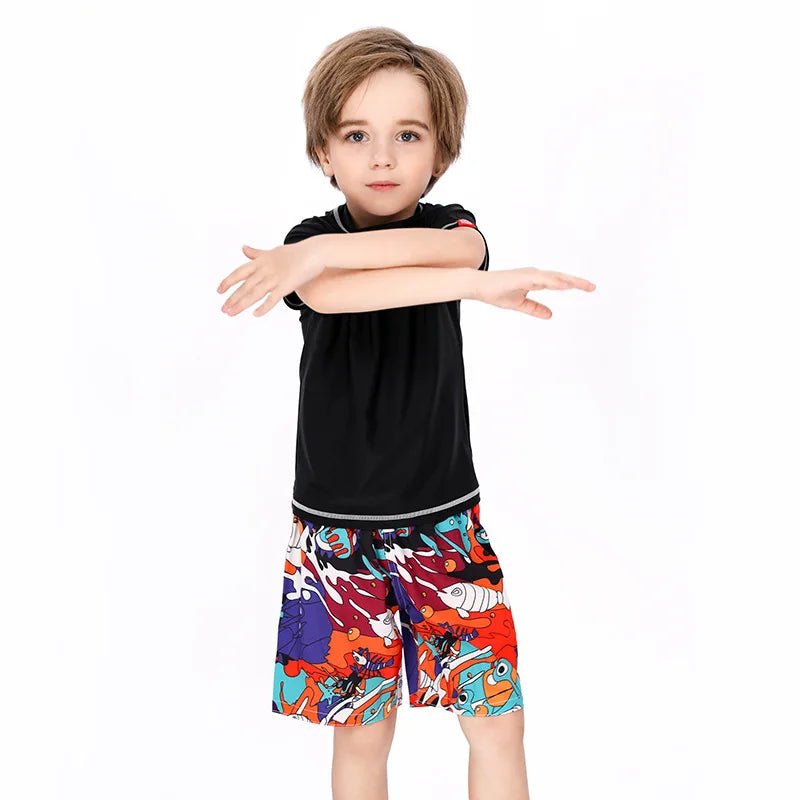 Swimming T Shirt UPF50 UV Protection Children's Swimsuit Rash Guard Beach Clothes Baby Swimwear for Girls Boys Bathing Top 3-11T - flohmarkt-deutschland.shop