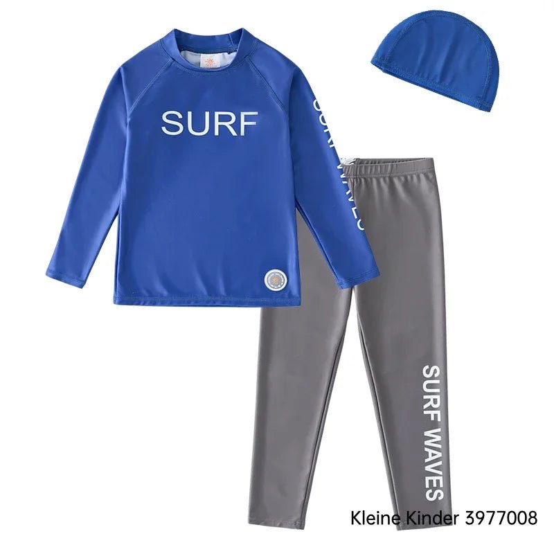 Swimsuit Kids Long Sleeve Rash Guard Swimming T Shirt and Pants UPF50 UV Protection Children's Swimwear Girls Boys Bathing Suit - flohmarkt-deutschland.shop