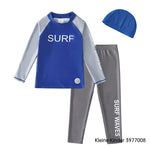 Swimsuit Kids Long Sleeve Rash Guard Swimming T Shirt and Pants UPF50 UV Protection Children's Swimwear Girls Boys Bathing Suit - flohmarkt-deutschland.shop
