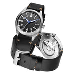 Swiss Uhren Aviator Pilot Automatikuhr Field Mechanische Fliegeruhr Flieger Armbanduhr Reloj Aviador Piloto Clock Uhr - flohmarkt-deutschland.shop