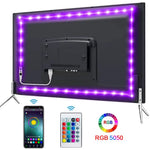 Tape Bluetooth USB LED Strip Light 5050 SMD 5V USB RGB Lights Flexible LED Lamp Tape Ribbon RGB Self-adhesive TV Desktop Diode - flohmarkt-deutschland.shop