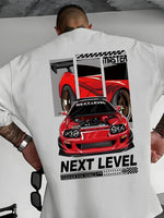 The Men'S Fashion Summer Comfortable T-Shirt with Short Sleeves Features The NEXT LEVEL Print Conveying A Dual Attitude - flohmarkt-deutschland.shop