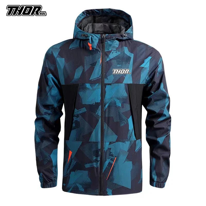 THORSOL New Cycling Kit Man 2025 Mountain Bike Clothes Off-Road Riding Bicycle Jacket MTB Trousers Outfit Radtrikot Set Herren - flohmarkt-deutschland.shop