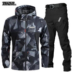 THORSOL New Cycling Kit Man 2025 Mountain Bike Clothes Off-Road Riding Bicycle Jacket MTB Trousers Outfit Radtrikot Set Herren - flohmarkt-deutschland.shop