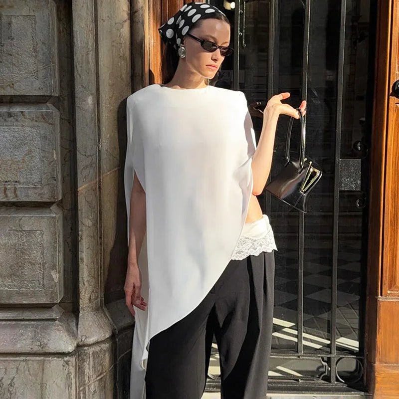 Ticketsx Frauen Rundhals Patchwork Kleid Casual Lose Ärmelloses Satin Kleid Herbst Fashion Solid Pendler Streetwear Damen - flohmarkt-deutschland.shop