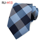 Tie Men's British Vintage Brown khaki brown Plaid Business Casual Striped Red Wedding Tie - flohmarkt-deutschland.shop