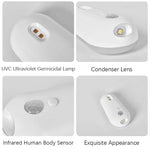 Toilettenlicht 2-in-1 UV-Sterilisation Sensor 3 Helligkeitsstufen WC - flohmarkt-deutschland.shop