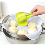Tomatenschneider Obst Slicer Zitrone Küchenwerkzeug zufällige Farbe - flohmarkt-deutschland.shop