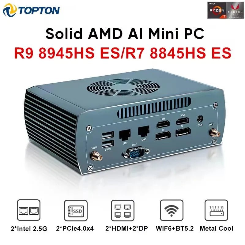 Topton FU03 Mini-PC – AMD Ryzen 9, DDR5, WiFi6, Windows 11 - flohmarkt-deutschland.shop