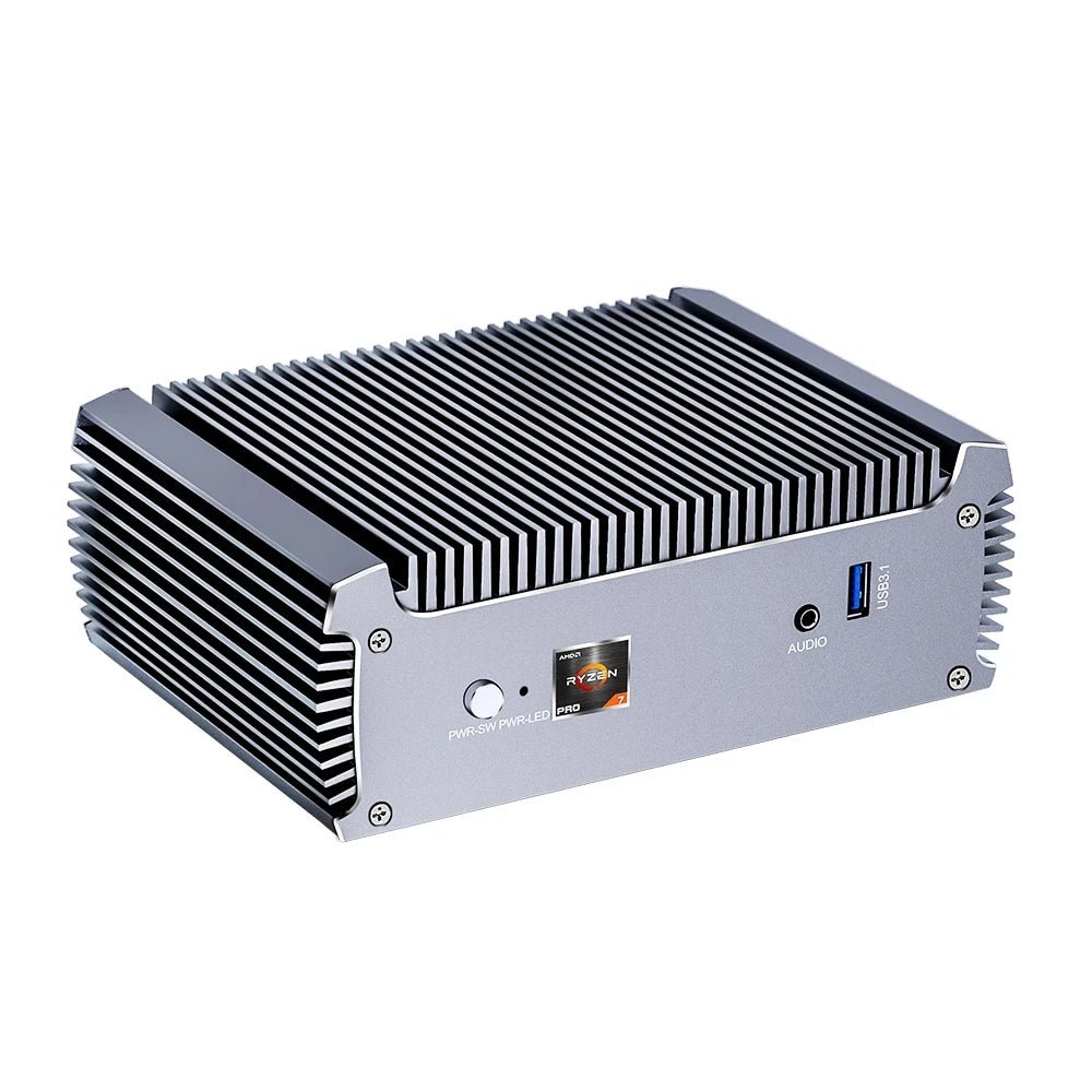 Topton Lüfterloser Mini-PC – AMD Ryzen, Dual LAN, Windows 11 - flohmarkt-deutschland.shop