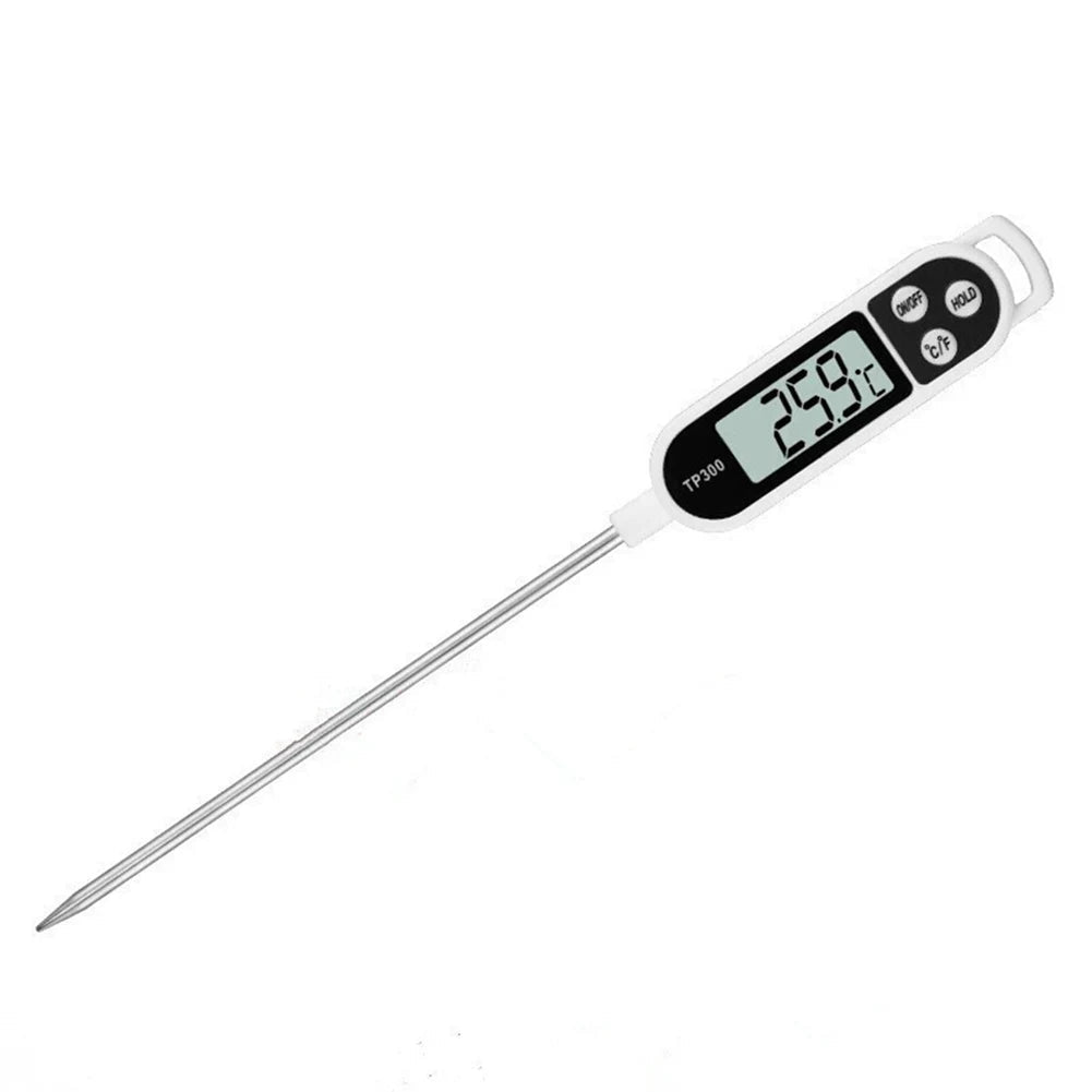 TP300 Digitales Lebensmittelthermometer - Sofortablesung Mit LCD Anzeige Für Fleisch BBQ Und Milch - flohmarkt-deutschland.shop