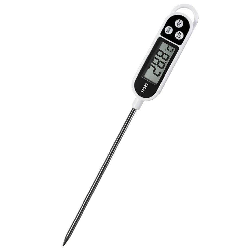 TP300 Digitales Lebensmittelthermometer - Sofortablesung Mit LCD Anzeige Für Fleisch BBQ Und Milch - flohmarkt-deutschland.shop