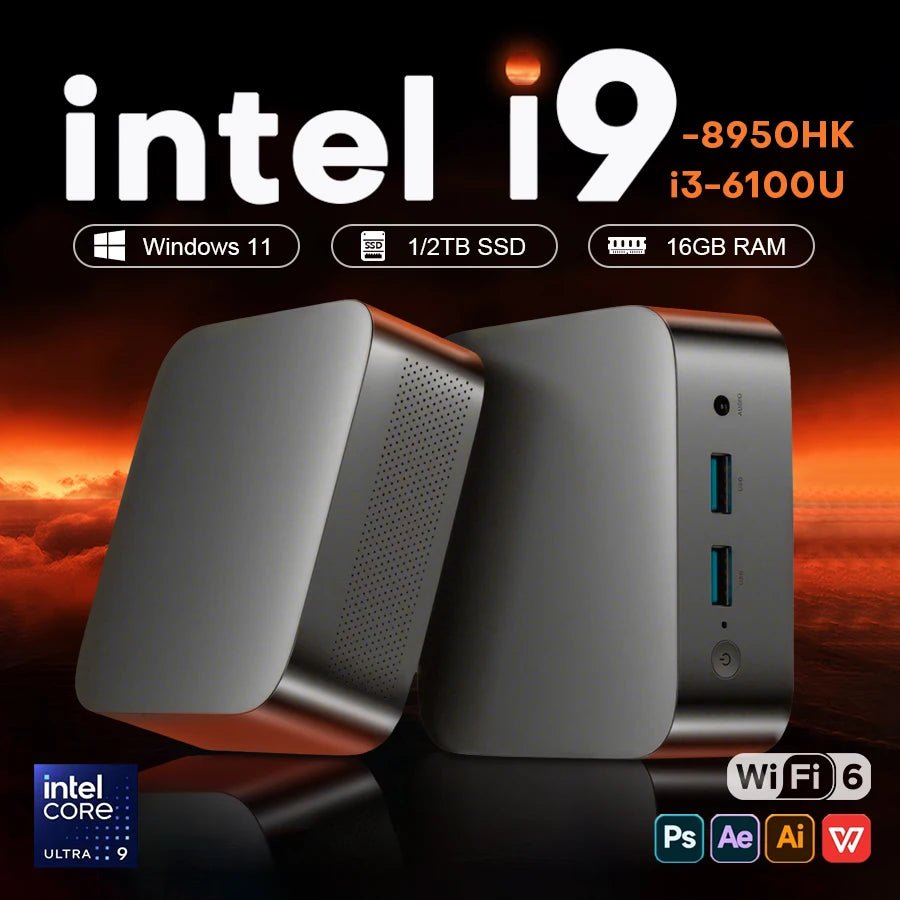 Tragbarer Mini-PC Intel – Gaming, 16GB RAM, 1TB SSD, WiFi6, Win11 - flohmarkt-deutschland.shop
