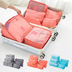 TravelMate 6-teilige Reiseaufbewahrungsset aus Oxford-Stoff - Großes Fassungsvermögen Wasserdicht Ordnung für Kleidung - flohmarkt-deutschland.shop