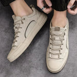 Trend männer Casual Leder Schuhe 2023 Neue Schuhe für Männer High-top Schwarz Casual Männlichen Turnschuhe Plattform S 2023 neue Tenis Masculino - flohmarkt-deutschland.shop