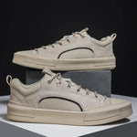 Trend männer Casual Leder Schuhe 2023 Neue Schuhe für Männer High-top Schwarz Casual Männlichen Turnschuhe Plattform S 2023 neue Tenis Masculino - flohmarkt-deutschland.shop