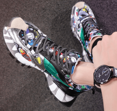 TrendKicks Herbst Neue Bunte Dad Sneakers Für Herren - Atmungsaktiv Und Leicht Bequem Alltagstauglich - flohmarkt-deutschland.shop